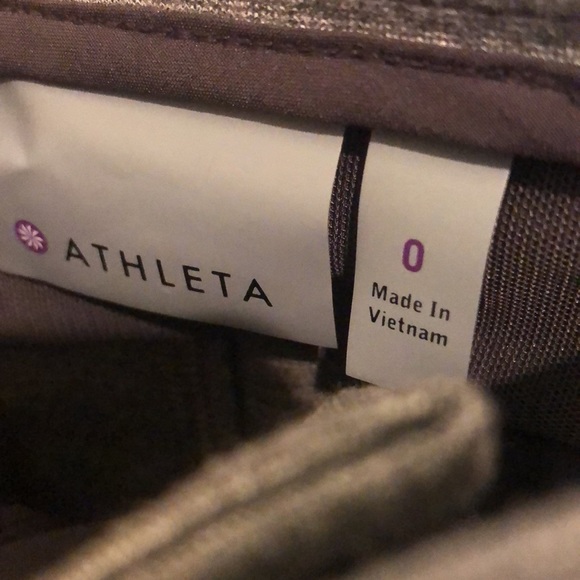 ATHLETA | Ponte Moto Gray Zip Legging Pant - Picture 7 of 13